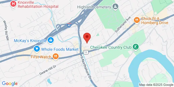 Map of 5912 Toole Dr Knoxville, TN 37919