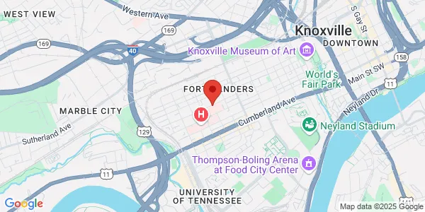 Map of 501 19th St Ste 509 Knoxville, TN 37916