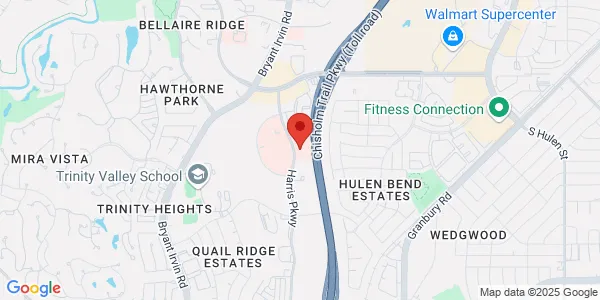 Map of 6317 Harris Pkwy Ste 400 Fort Worth, TX 76132
