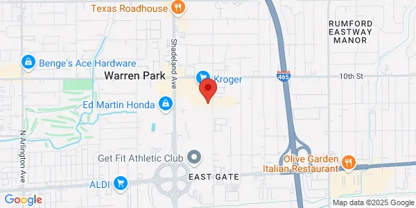 Map of 702 N Shortridge Rd Indianapolis, IN 46219