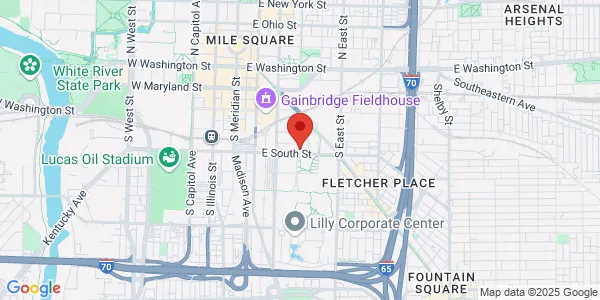 Map of 325 S Alabama St Ste 100 Indianapolis, IN 46204