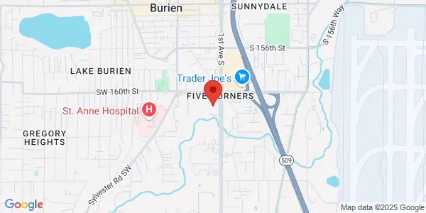 Map of 16045 1st Ave S Fl 1 Burien, WA 98148