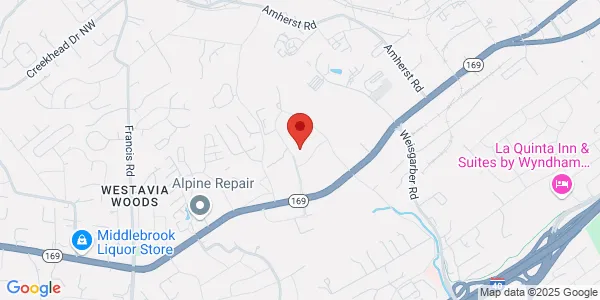 Map of 1400 Dowell Springs Blvd Ste 200 Knoxville, TN 37909