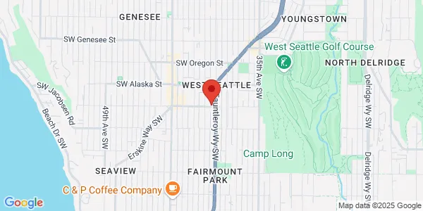 Map of 4755 Fauntleroy Way SW Ste 110 Seattle, WA 98116