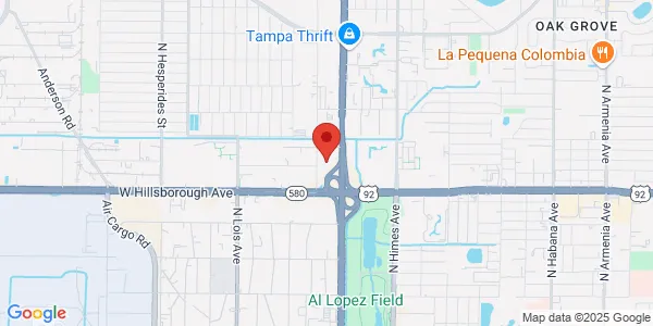 Map of 5403 N Church Ave Tampa, FL 33614