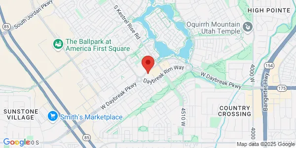 Map of 4775 W Daybreak Pkwy Ste 102 South Jordan, UT 84009