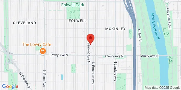 Map of 3300 Fremont Ave N Minneapolis, MN 55412
