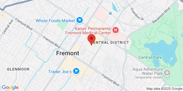 Map of 39199 Liberty St Fremont, CA 94538