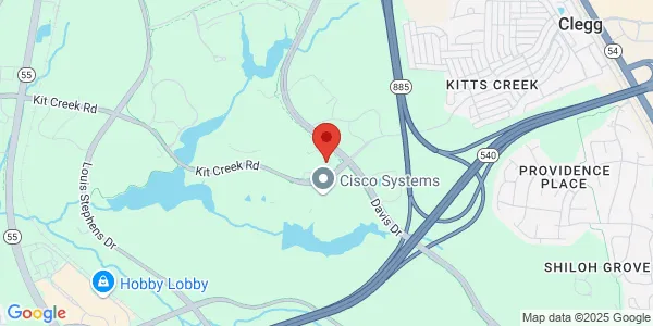 Map of 7020 Kit Creek Rd Ste 130 Morrisville, NC 27560