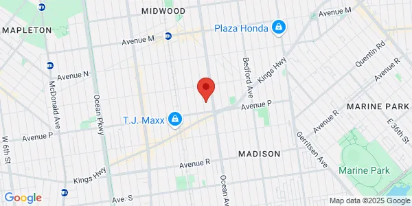 Map of 1575 E 19th St New York, NY 11230