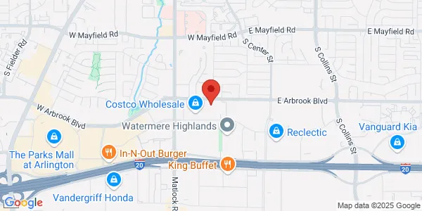 Map of 400 West Arbrook Ste 150 Arlington, TX 76014