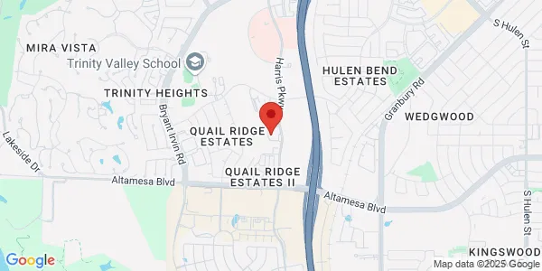 Map of 6930 Harris Pkwy Suite 110 Fort Worth, TX 76132