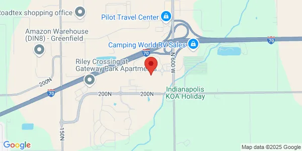 Map of 6189 W John L Modglin Dr Ste 101 Greenfield, IN 46140