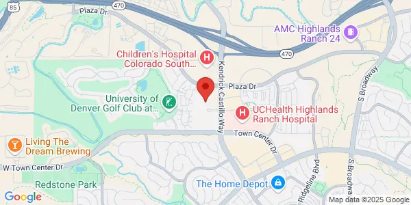 Map of 1745 Shea Center Dr Ste 400 Highlands Ranch, CO 80129