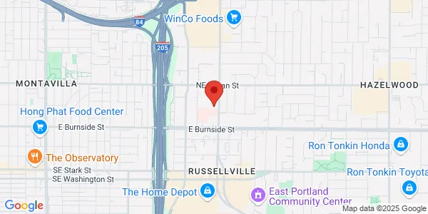 Map of 233 NE 102nd Ave Epic Imaging Portland, OR 97220