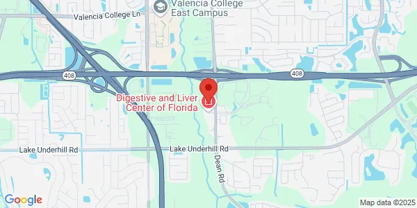 Map of 206 N Dean Rd Ste 110 Orlando, FL 32825