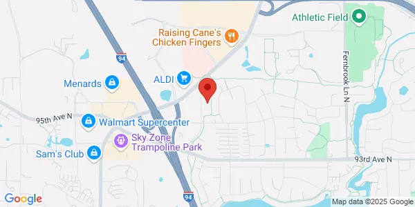 Map of 9550 Upland Ln N Ste 220 Maple Grove, MN 55369