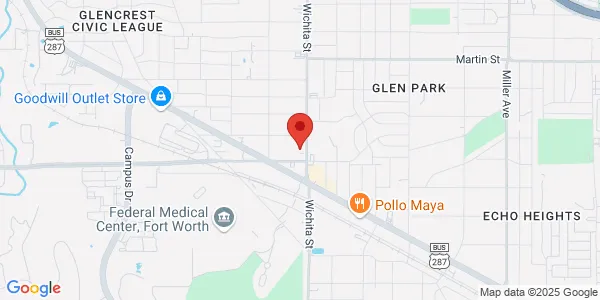 Map of 5120 Wichita St Ste 100 Fort Worth, TX 76119
