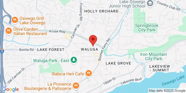 Map of 4103 Mercantile Dr Lake Oswego, OR 97035