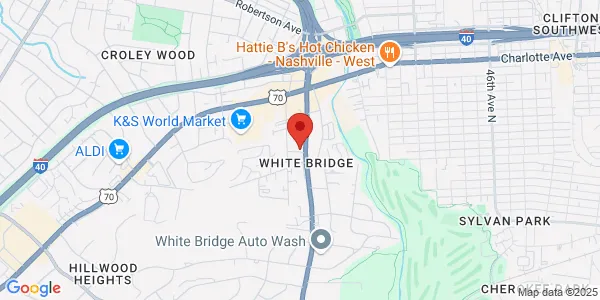 Map of 311 White Bridge Pike Ste B Nashville, TN 37209