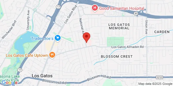 Map of 15400 National Ave Ste 200 Los Gatos, CA 95032