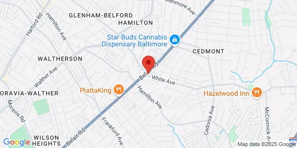 Map of 5801 Bel Air Rd Ste 100 Baltimore, MD 21206