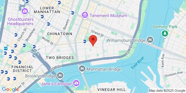 Map of 227 Madison St Fl 4 New York, NY 10002
