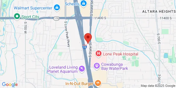 Map of 11724 S State St Draper, UT 84020