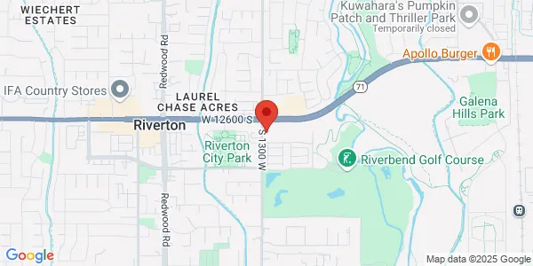 Map of 1288 W 12700th S Riverton, UT 84065
