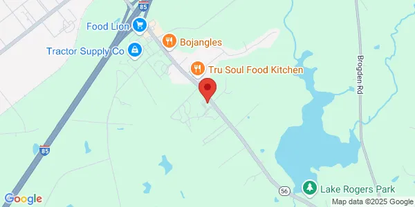 Map of 1614 NC-56 Creedmoor, NC 27522
