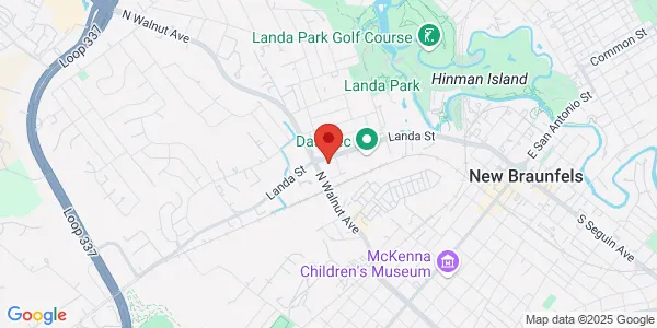 Map of 457 Landa St Ste D New Braunfels, TX 78130