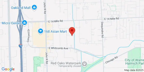 Map of 32369 Milton Ave Madison Heights, MI 48071