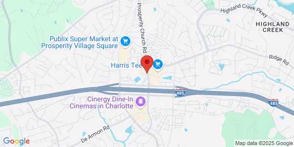 Map of 5735 Prosperity Church Rd Charlotte, NC 28269