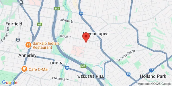 Map of Newdegate St Greenslopes Queensland 4120 Australia