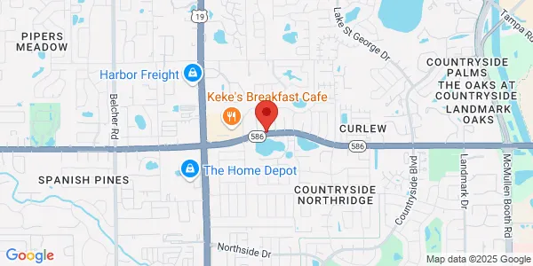 Map of 2375 Curlew Rd Palm Harbor, FL 34684
