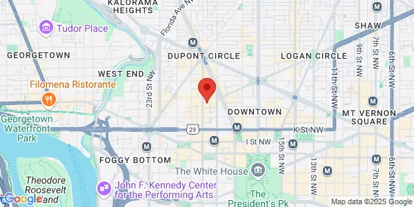 Map of 1145 19th St NW Ste 205 Washington, DC 20036