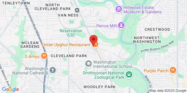 Map of 2902 Porter St NW Washington, DC 20008