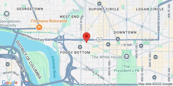 Map of 2150 Pennsylvania Ave NW Washington, DC 20037