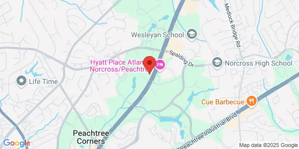 Map of 5595 Peachtree Pkwy Norcross, GA 30092