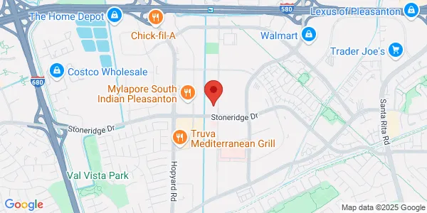 Map of 4626 Willow Rd Pleasanton, CA 94588