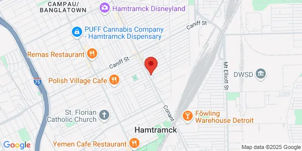 Map of 9740 Conant St Hamtramck, MI 48212