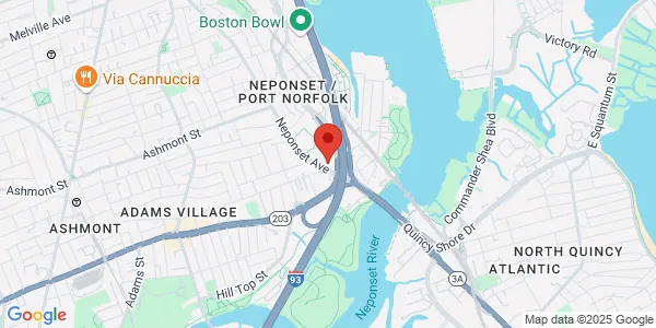 Map of 398 Neponset Ave Dorchester, MA 02122