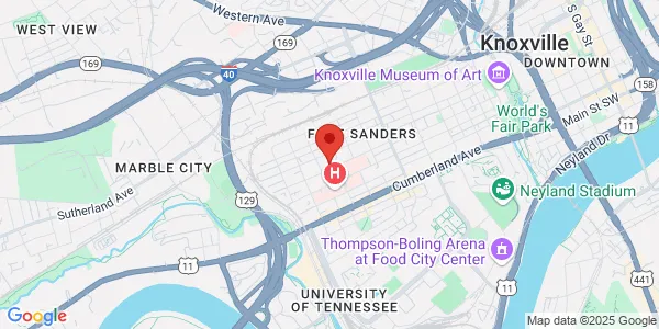 Map of 2001 Laurel Ave Knoxville, TN 37916