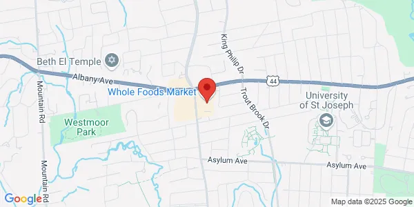 Map of 336 N Main St Ste A West Hartford, CT 06117