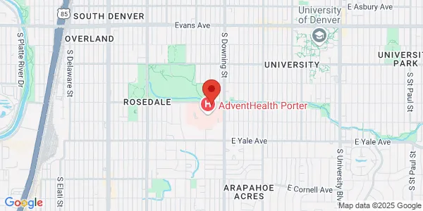 Map of 1000 E Harvard Ave Denver, CO 80210