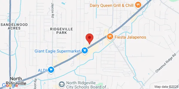 Map of 34160 Center Ridge Rd North Ridgeville, OH 44039