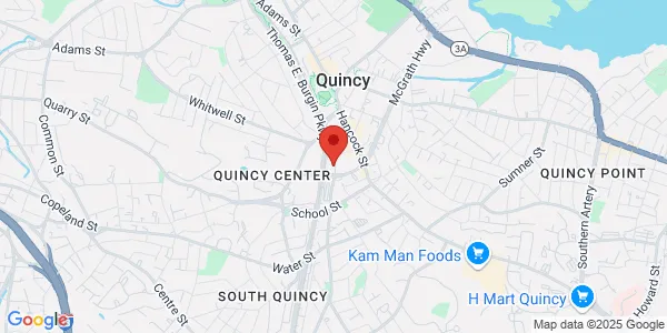 Map of 119 Parkingway Quincy, MA 02169