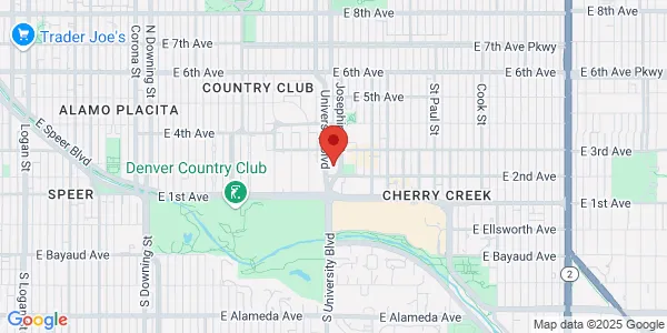 Map of 210 N Univ Blvd Ste 102 Denver, CO 80206
