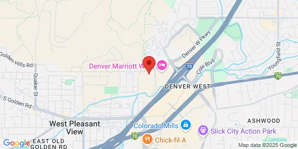 Map of 1819 Denver West Dr Bldg 26, Ste 100 Lakewood, CO 80401