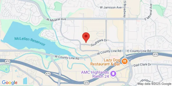 Map of 991 Southpark Dr Sie 100 Littleton, CO 80120